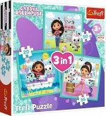 3 in 1 Puzzle - Gabby's Dollhouse