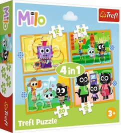 Cover 4 in 1 Puzzle - MILO