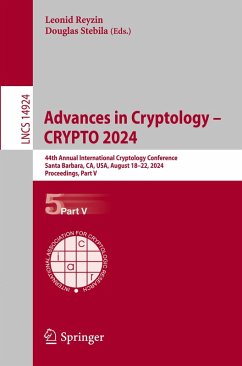 Cover Advances in Cryptology - CRYPTO 2024