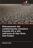 Rilevamento del cambiamento climatico tramite RS e GIS nell'area di Goz Rum, Sud Sudan