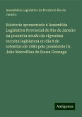 Relatorio apresentado á Assembléa Legislativa Provincial do Rio de Janeiro na promeira sessão da vigessima terceira legislatura no dia 8 de setembro de 1880 pelo presidente Dr. João Marcellino de Souza Gonzaga