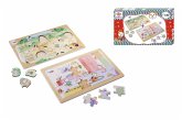 Eichhorn 109245681 - Bobo Siebenschläfer, Holz-Puzzle, 1x20/1x24 Teile