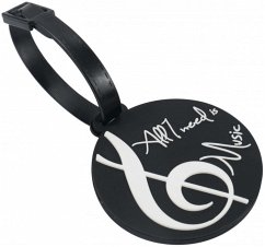 Kofferanhänger All I need is Music Gummi 6,5 cm