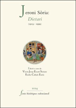Cover Jeroni Sòria: 'Dietari (1503-1559)'