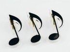 Klammer Achtelnote schwarz 7cm Klammer Achtelnote schwarz 7cm