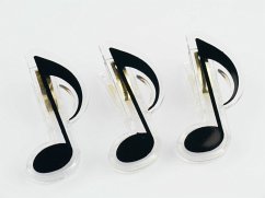 Cover Klammer Achtelnote schwarz 7cm