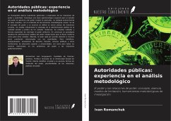 Autoridades públicas: experiencia en el análisis metodológico - Romanchuk, Ivan