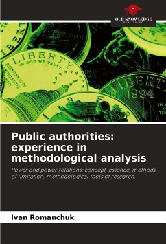Public authorities: experience in methodological analysis - Romanchuk, Ivan