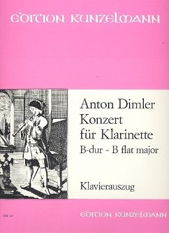 Cover Konzert B-Dur für Klarinette und Orchester für Klarinette und Klavier