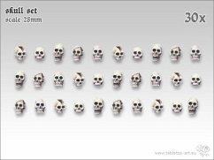 Totenschädel-Set 2 - 28mm
