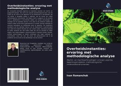 Overheidsinstanties: ervaring met methodologische analyse - Romanchuk, Ivan