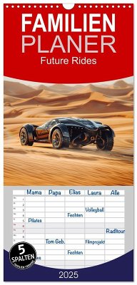 Familienplaner 2025 - Future Rides mit 5 Spalten (Wandkalender, 21 x 45 cm) CALVENDO