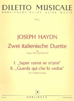 Cover 2 Iitalienische Duette für Sopran, Tenor und Klavier