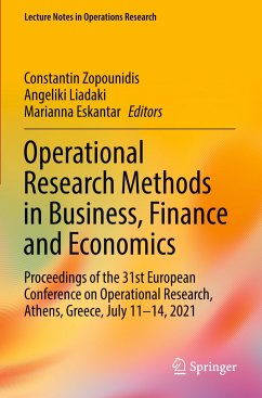 Operational Research Methods in Business, Finance and Economics