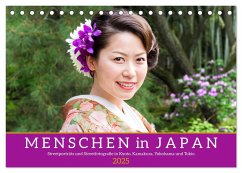 Menschen in Japan (Tischkalender 2025 DIN A5 quer), CALVENDO Monatskalender - Balzer, Tatjana