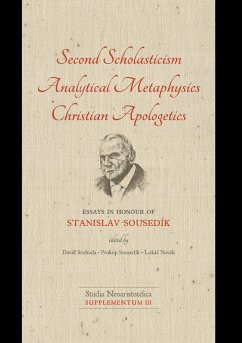 Cover Second Scholasticism, Analytical Metaphysics, Christian Apologetics