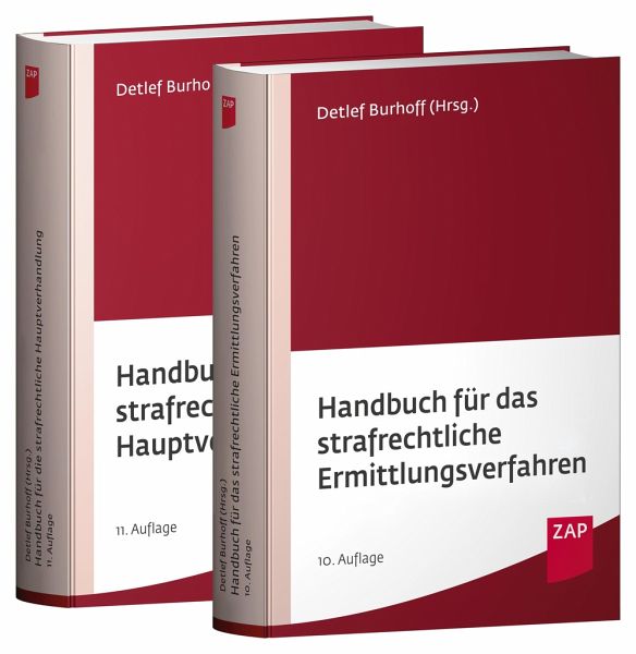 Paket Handbuch für das strafrechtliche Ermittlungsverfahren und Handbuch für die strafrechtliche Hauptverhandlung Paket Handbuch für das strafrechtliche Ermittlungsverfahren und Handbuch für die strafrechtliche Hauptverhandlung