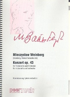 Cover Concerto op.43 für Violoncello und Orchester Violoncello und Klavier