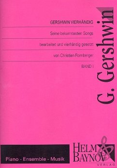 Gershwin vierhändig Band 1 für Klavier zu 4 Händen Spielpartitur