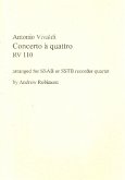 Concerto ŕ quattro for 4 recorders (SSAB or SSTB) score and parts