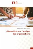 Généralités sur l'analyse des organisations