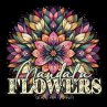 Mandala Flowers Coloring Book for Adults - Bild 1