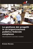 La gestione dei progetti in un'organizzazione pubblica federale complessa