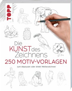 Die Kunst des Zeichnens 250 Motiv-Vorlagen (Mängelexemplar) - frechverlag