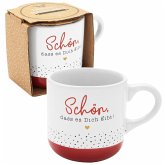 Espressotasse Motiv "Schön", 10 cl