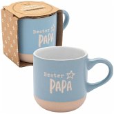 Espressotasse mit Gravur "Papa", 10 cl