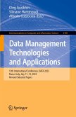 Data Management Technologies and Applications Data Management Technologies and Applications