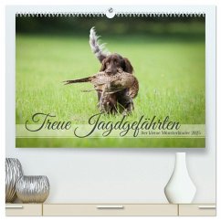 Treue Jagdgefährten Der kleine Münsterländer (hochwertiger Premium Wandkalender 2025 DIN A2 quer), Kunstdruck in Hochglanz - Streib, Yvonne