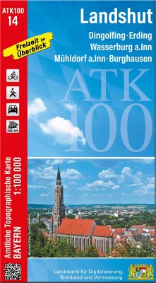 Cover ATK100-14 Landshut (Amtliche Topographische Karte 1:100000)