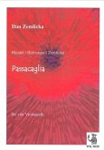 Passacaglia für 4 Violoncelli Partitur und Stimmen Händel, Thema Passacaglia für 4 Violoncelli Partitur und Stimmen Händel, Thema