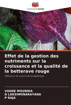 Effet de la gestion des nutriments sur la croissance et la qualité de la betterave rouge - MOUNIKA, VADDE;LAKSHMINARAYANA, D;RAJA, P