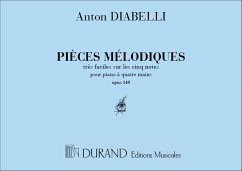 Diabelli Pieces Melodiques Op1494 Mains Pianoforte A 4 Mani