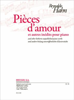 Cover Pičces d'amour et autres inédites pour piano