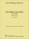 J.P. Rameau Indes Galante Suite N 1 4 Mains Pianoforte A 4 Mani