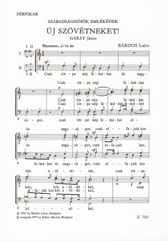 Cover Bárdos Lajos Új szövétneket! Lower Voices