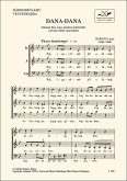 Dana-dana for mixed chorus a cappella score Mixed Voices