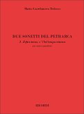 Tedesco M. Castelnuovo Due Sonetti Del Petrarca, Per Voce E Pianofor Vocal and Piano