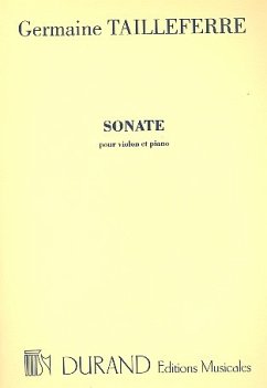 Cover Sonate pour violon et piano