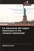 La mancanza del sogno americano in tre romanzi selezionati