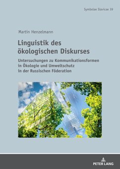 Linguistik des ökologischen Diskurses - Henzelmann, Martin