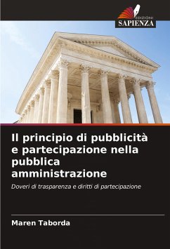 Il principio di pubblicità e partecipazione nella pubblica amministrazione - Taborda, Maren