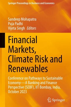 Cover Financial Markets, Climate Risk and Renewables