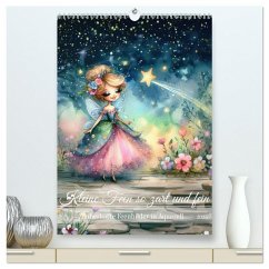 Kleine Feen so zart und fein (hochwertiger Premium Wandkalender 2025 DIN A2 hoch), Kunstdruck in Hochglanz - Calvendo;Verena Scholze, Fotodesign