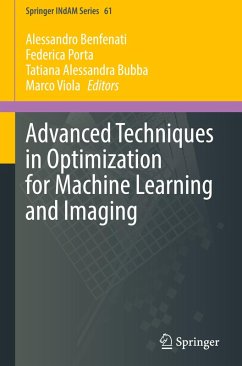 Advanced Techniques in Optimization for Machine Learning and Imaging