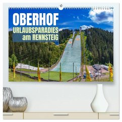 Oberhof - Urlaubsparadies am Rennsteig (hochwertiger Premium Wandkalender 2025 DIN A2 quer), Kunstdruck in Hochglanz - Thoermer, Val