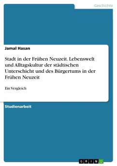 Stadt in der Frühen Neuzeit. Lebenswelt und Alltagskultur der städtischen Unterschicht und des Bürgertums in der Frühen Neuzeit (eBook, PDF) - Hasan, Jamal